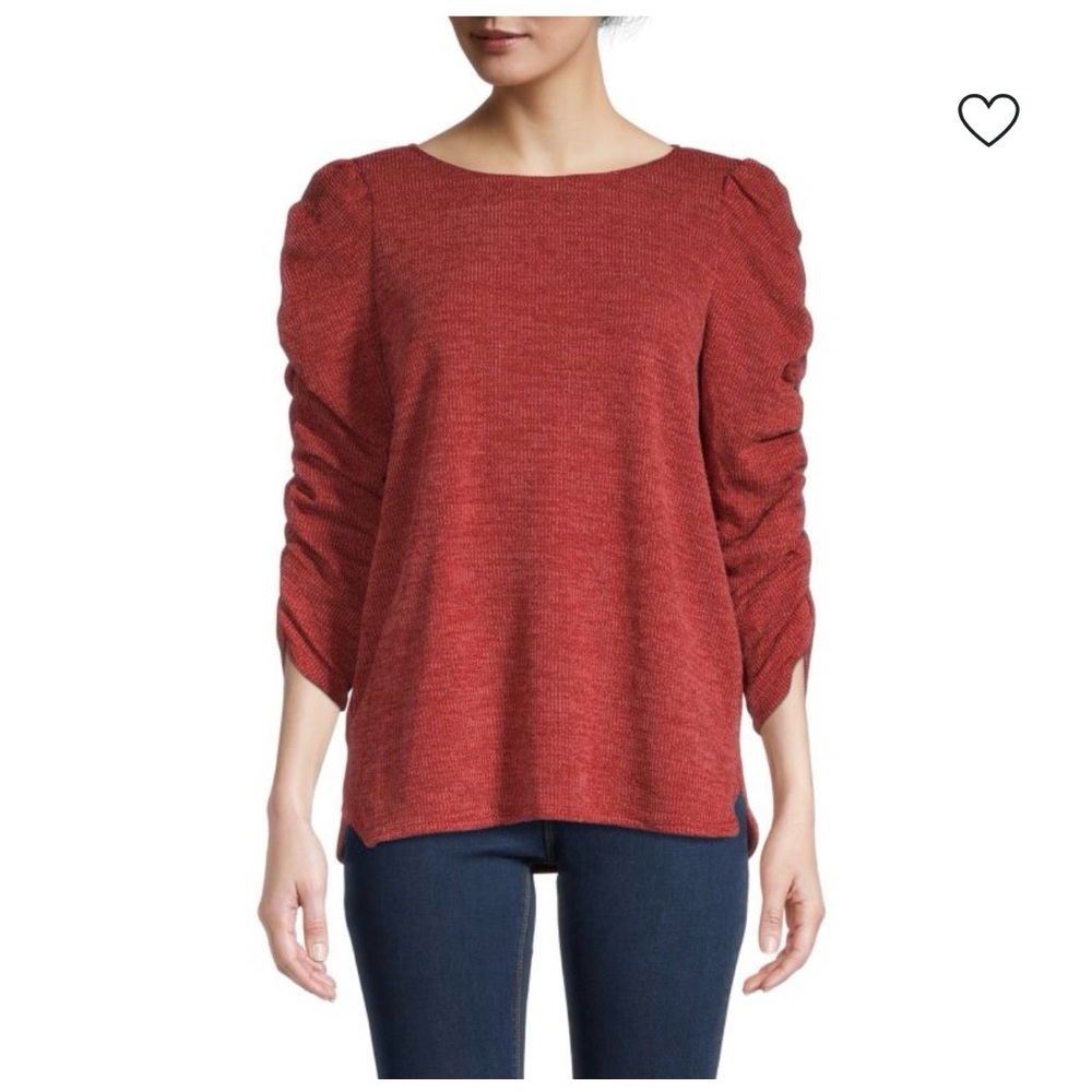 Max Studio Scarlet Knit Top size L